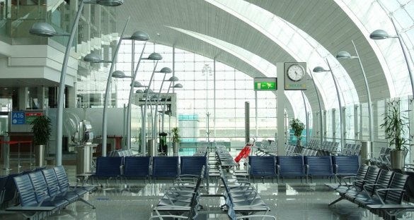 inside DXB airport